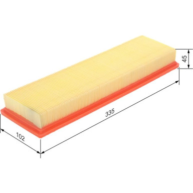 BOSCH 1 457 433 158 Luftfilter BOSCH 1 457 433 158 Luftfilter