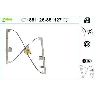 Valeo Fensterheber 851126