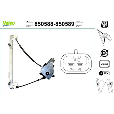 Valeo Fensterheber 850588