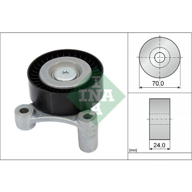 Umlenk-/Führungsrolle, Keilrippenriemen 532 1002 10 Umlenk-/Führungsrolle, Keilrippenriemen 532 1002 10