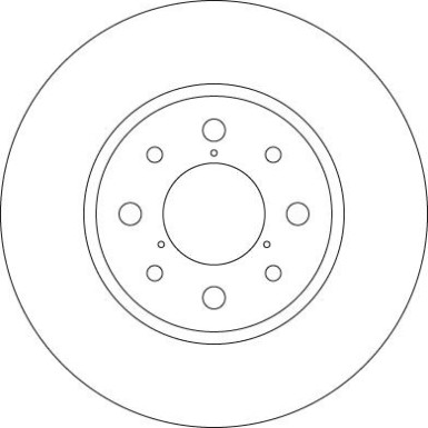 TRW Bremsscheibe DF6347 TRW Bremsscheibe DF6347