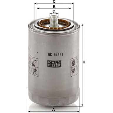 Kraftstofffilter WK 943/1
