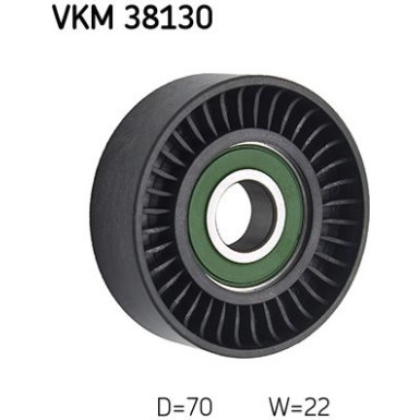 SKF Umlenk-/Führungsrolle, Keilrippenriemen VKM 38130