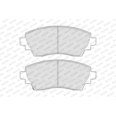 Ferodo Bremsbelagsatz, Scheibenbremse PREMIER ECO FRICTION FDB1391