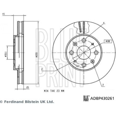 Bremsscheibe ADBP430261
