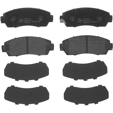 Brembo Bremsbelagsatz, Scheibenbremse PRIME LINE P 28 068 Brembo Bremsbelagsatz, Scheibenbremse PRIME LINE P 28 068