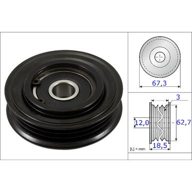 Spannrolle, Keilrippenriemen 531 0861 10 Spannrolle, Keilrippenriemen 531 0861 10