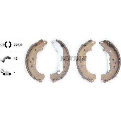 Textar Bremsbackensatz 91064900 Textar Bremsbackensatz 91064900