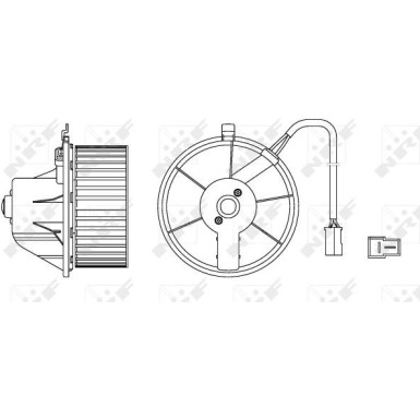 Innenraumgebläse 34152 Innenraumgebläse 34152