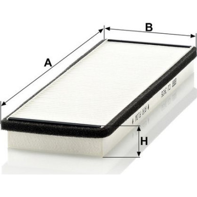 MANN-FILTER CU 3435 Innenraumfilter, Partikelfilter MANN-FILTER CU 3435 Innenraumfilter, Partikelfilter