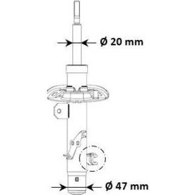 Stoßdämpfer 3348098 Stoßdämpfer 3348098