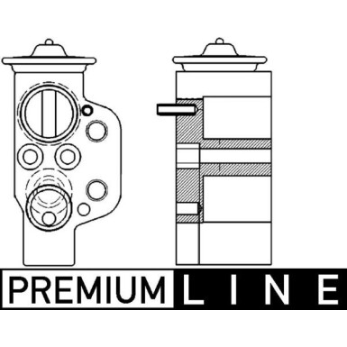 Mahle Expansionsventil, Klimaanlage BEHR Premium Line AVE 115 000P