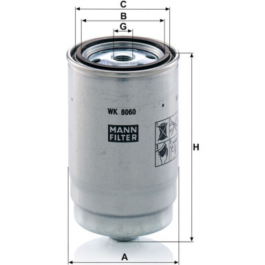 Kraftstofffilter WK 8060 Z