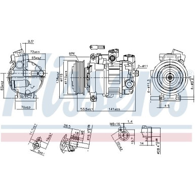 Kompressor, Klimaanlage 890302 Kompressor, Klimaanlage 890302