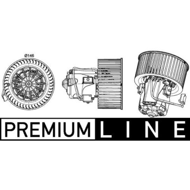 Mahle Innenraumgebläse BEHR Premium Line AB 150 000P