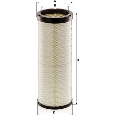 Sekundärluftfilter CF 23 001