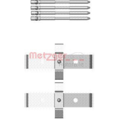 Metzger Zubehörsatz, Scheibenbremsbelag 109-1694