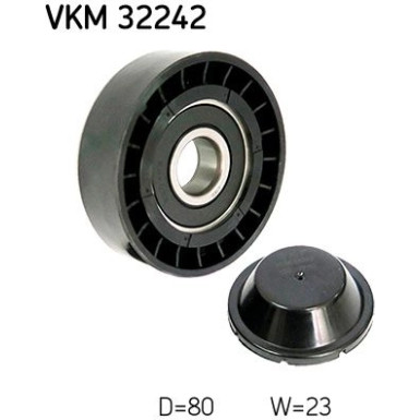 SKF Umlenk-/Führungsrolle, Keilrippenriemen VKM 32242