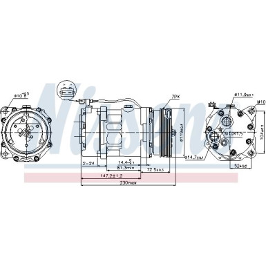 Kompressor, Klimaanlage 89118 Kompressor, Klimaanlage 89118