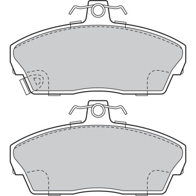 Bremsbelagsatz, Scheibenbremse 598022 Bremsbelagsatz, Scheibenbremse 598022