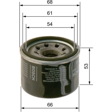 BOSCH F 026 407 089 Ölfilter BOSCH F 026 407 089 Ölfilter