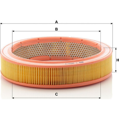 MANN-FILTER C 2852/2 Luftfilter MANN-FILTER C 2852/2 Luftfilter