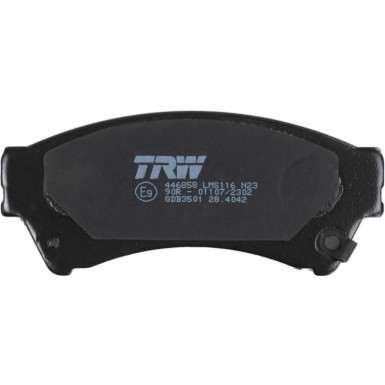TRW Bremsbelagsatz, Scheibenbremse COTEC GDB3501 TRW Bremsbelagsatz, Scheibenbremse COTEC GDB3501
