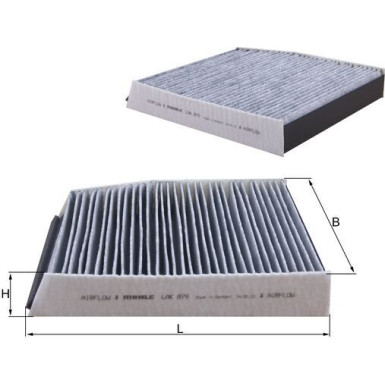 Filter, Innenraumluft LAK 879 Filter, Innenraumluft LAK 879
