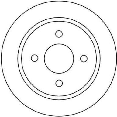 TRW Bremsscheibe DF1654 TRW Bremsscheibe DF1654