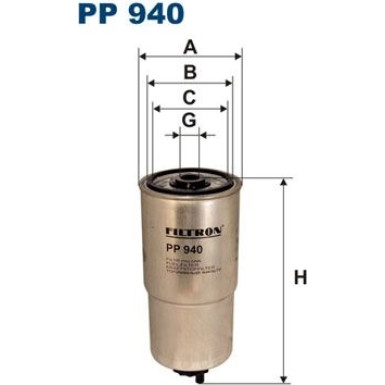 Filtron Kraftstofffilter PP 940