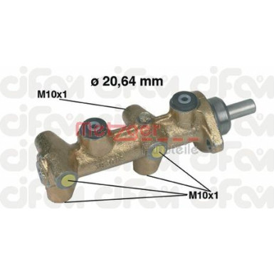 Metzger Hauptbremszylinder CIFAM 202-040