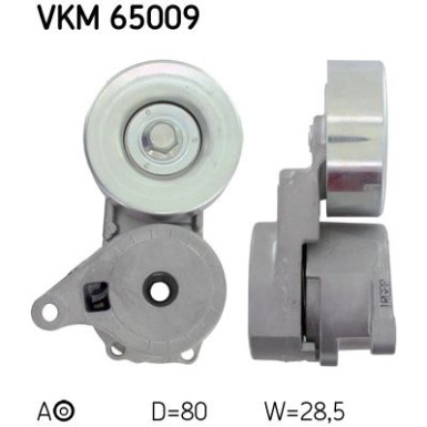 Spannrolle, Keilrippenriemen VKM 65009 Spannrolle, Keilrippenriemen VKM 65009