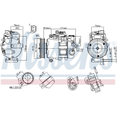 Kompressor, Klimaanlage 89513 Kompressor, Klimaanlage 89513