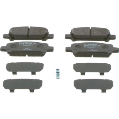 BOSCH Bremsbelagsatz, Scheibenbremse 0 986 494 445 BOSCH Bremsbelagsatz, Scheibenbremse 0 986 494 445