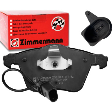 ZIMMERMANN 23763.200.1 Bremsbeläge inkl. Verschleißwarnkontakt ZIMMERMANN 23763.200.1 Bremsbeläge inkl. Verschleißwarnkontakt
