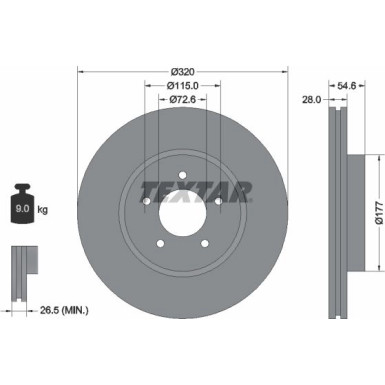 Bremsscheibe 92235403 Bremsscheibe 92235403