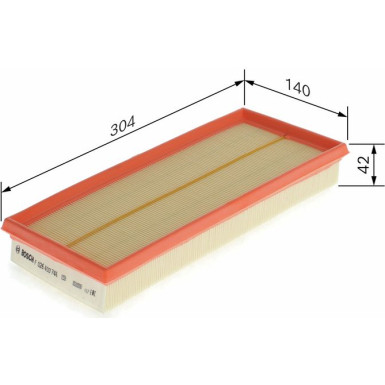 Luftfilter F 026 400 746 Luftfilter F 026 400 746