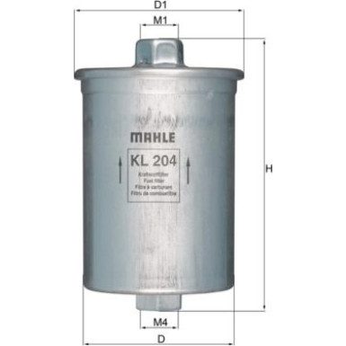 Kraftstofffilter KL 204 Kraftstofffilter KL 204
