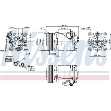 Kompressor, Klimaanlage 89249 Kompressor, Klimaanlage 89249
