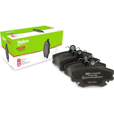Valeo Bremsbelagsatz, Scheibenbremse EXPERT 302259A Valeo Bremsbelagsatz, Scheibenbremse EXPERT 302259A