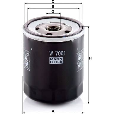 Ölfilter W 7061