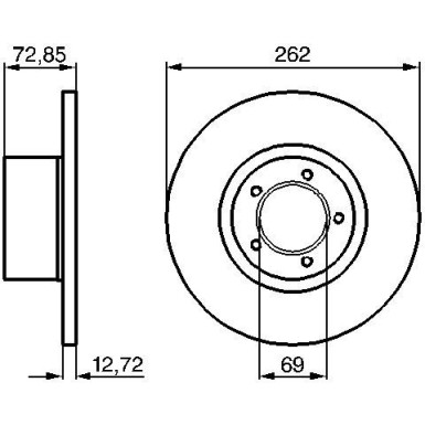 Bremsscheibe 0 986 478 077 Bremsscheibe 0 986 478 077