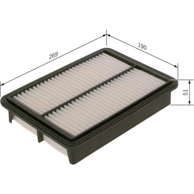 BOSCH F 026 400 530 Luftfilter BOSCH F 026 400 530 Luftfilter