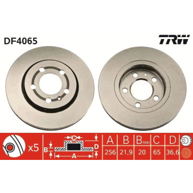 Bremsscheibe DF4065