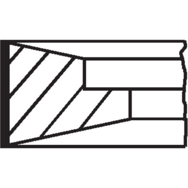 Mahle Kolbenringsatz 151 10 N0