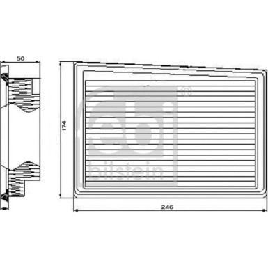 FEBI BILSTEIN 101665 Luftfilter