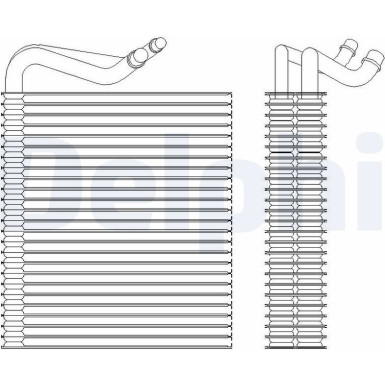 Verdampfer, Klimaanlage TSP0525202 Verdampfer, Klimaanlage TSP0525202