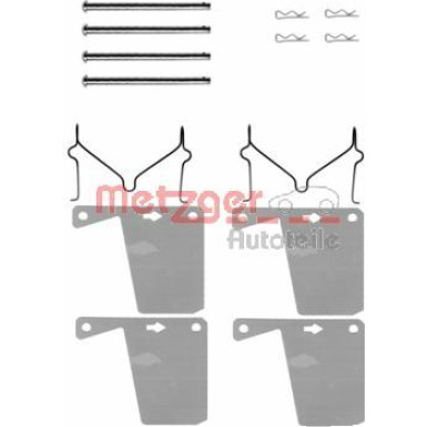 Metzger Zubehörsatz, Scheibenbremsbelag 109-0960