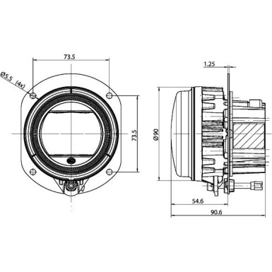 Nebelscheinwerfer 1N0 011 988-011 Nebelscheinwerfer 1N0 011 988-011