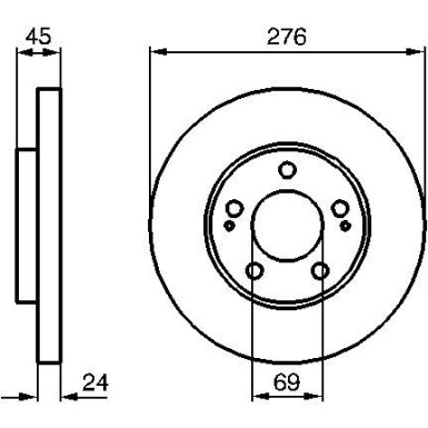Bremsscheibe 0 986 479 035 Bremsscheibe 0 986 479 035